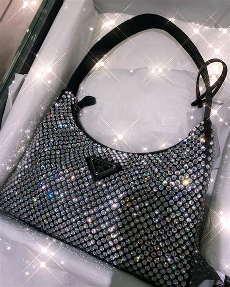 prada silver glitter bag|borse Prada in canvas.